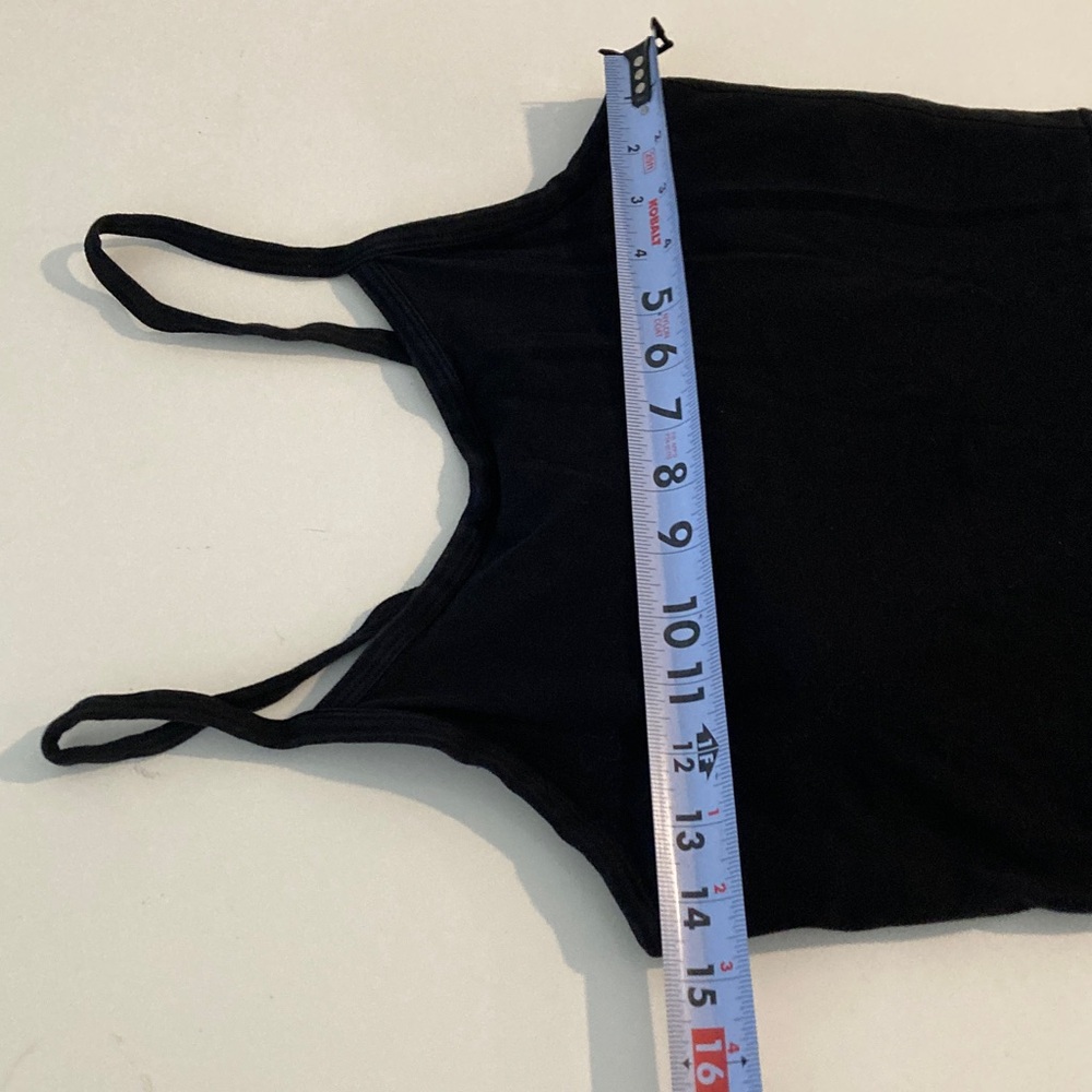 Pact Black Shelf Bra Fit & Flare Organic Stretch Midi Dress Small - Picture 10 of 11